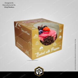 Custom Cake Box With Window