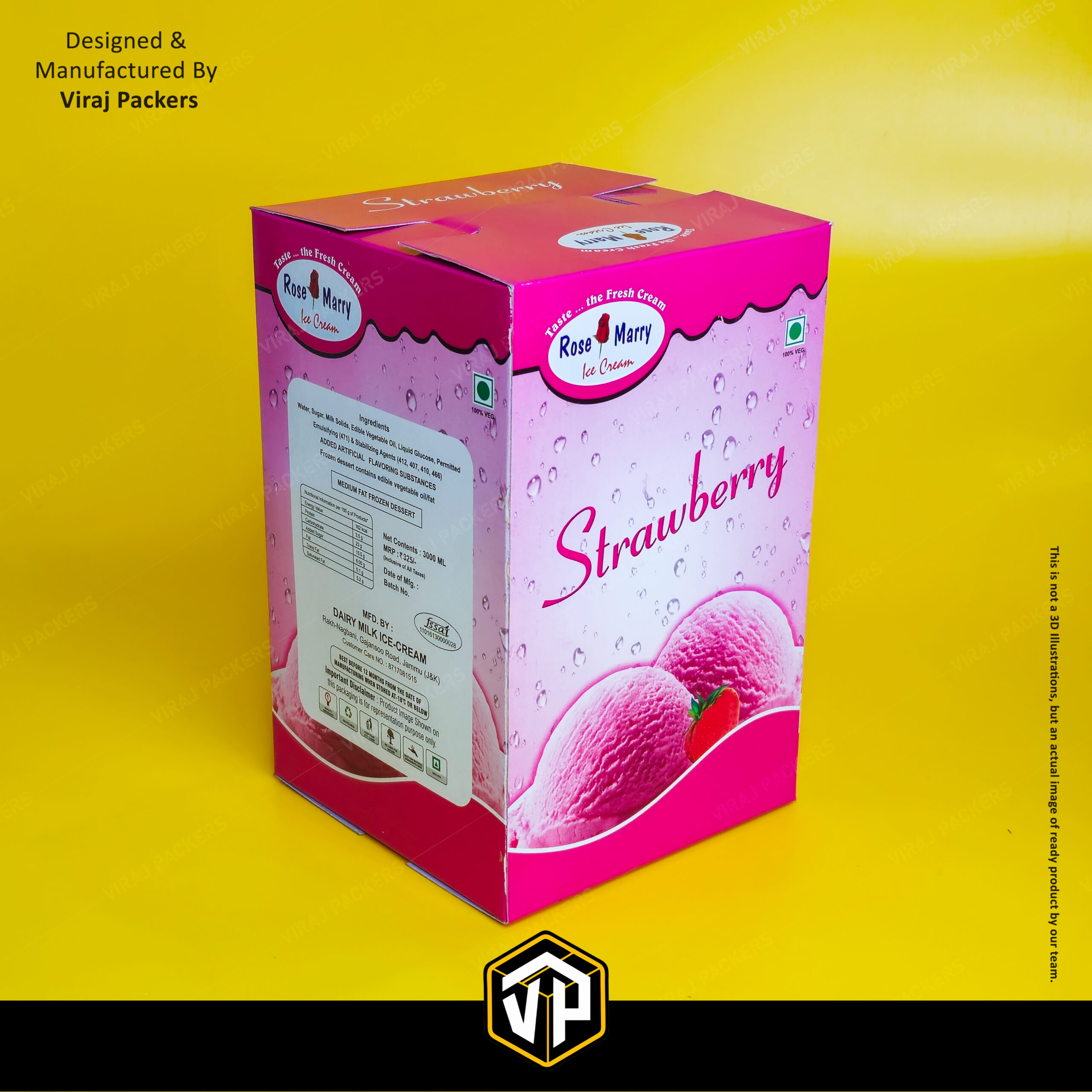 Custom Ice Cream Box with Logo
