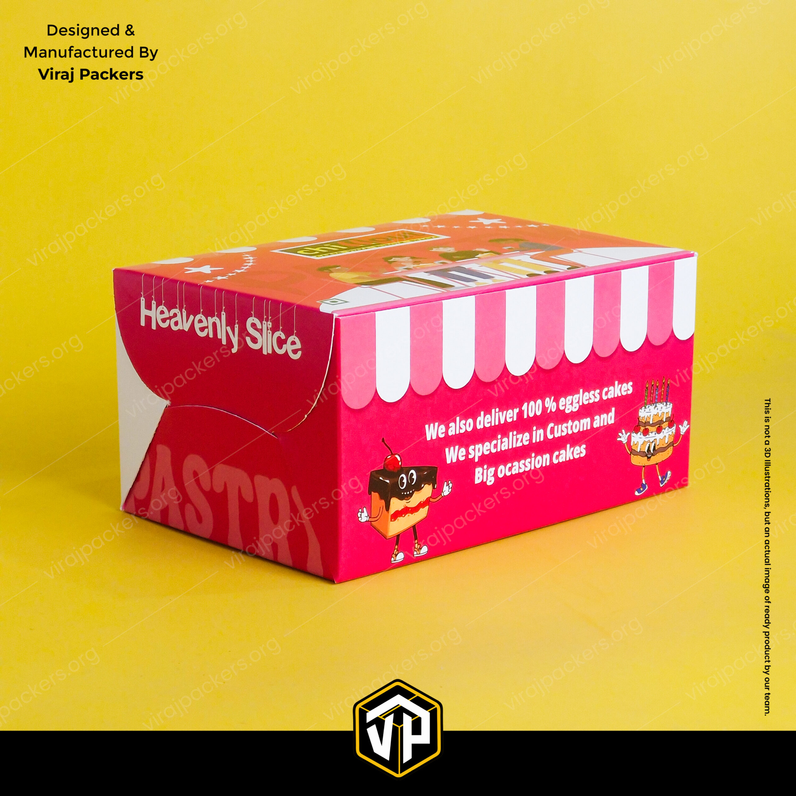 Custom Pastry Box with Logo