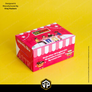 Custom Printed 2 Pc Pastry Box