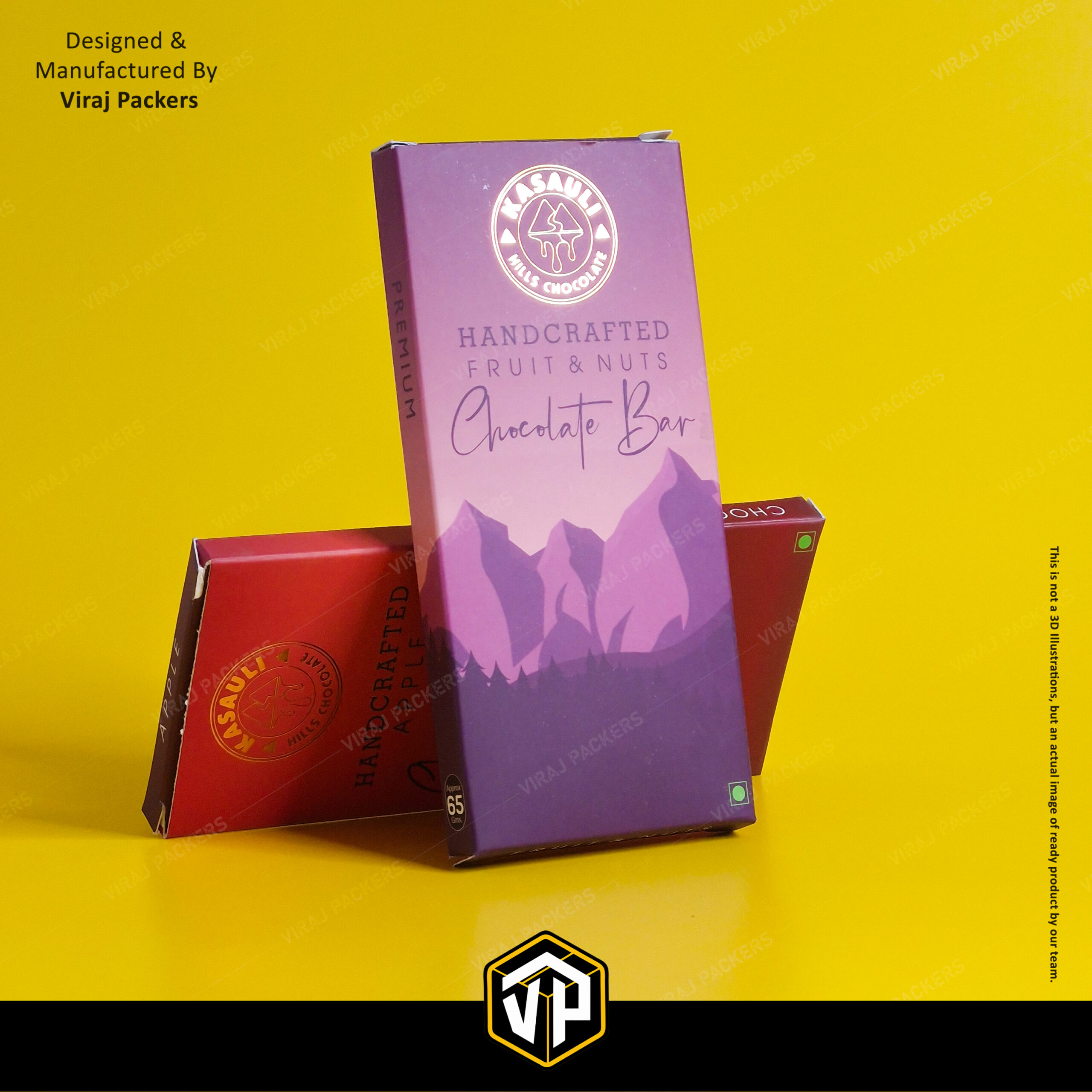 custom printed chocolate packaging box