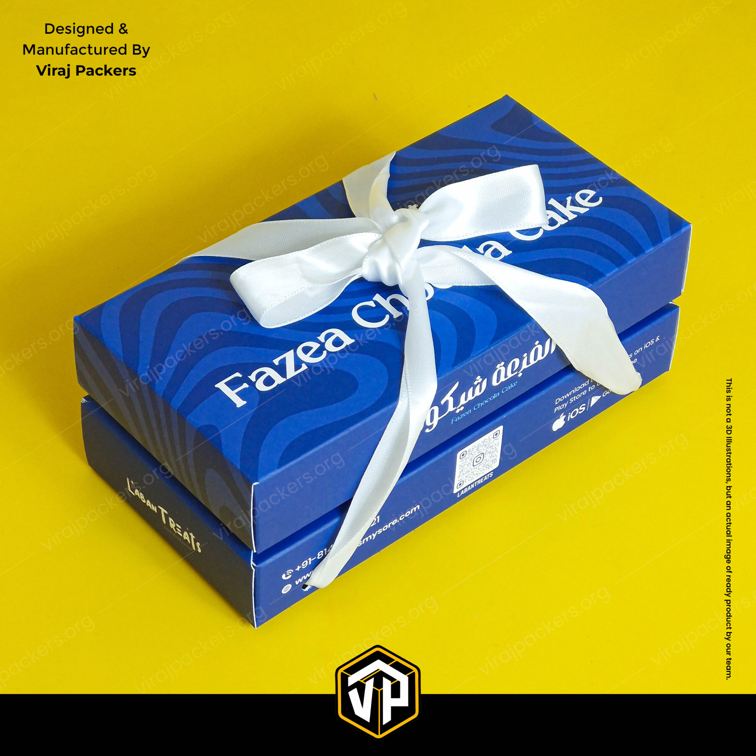 custom printed de paris cake box