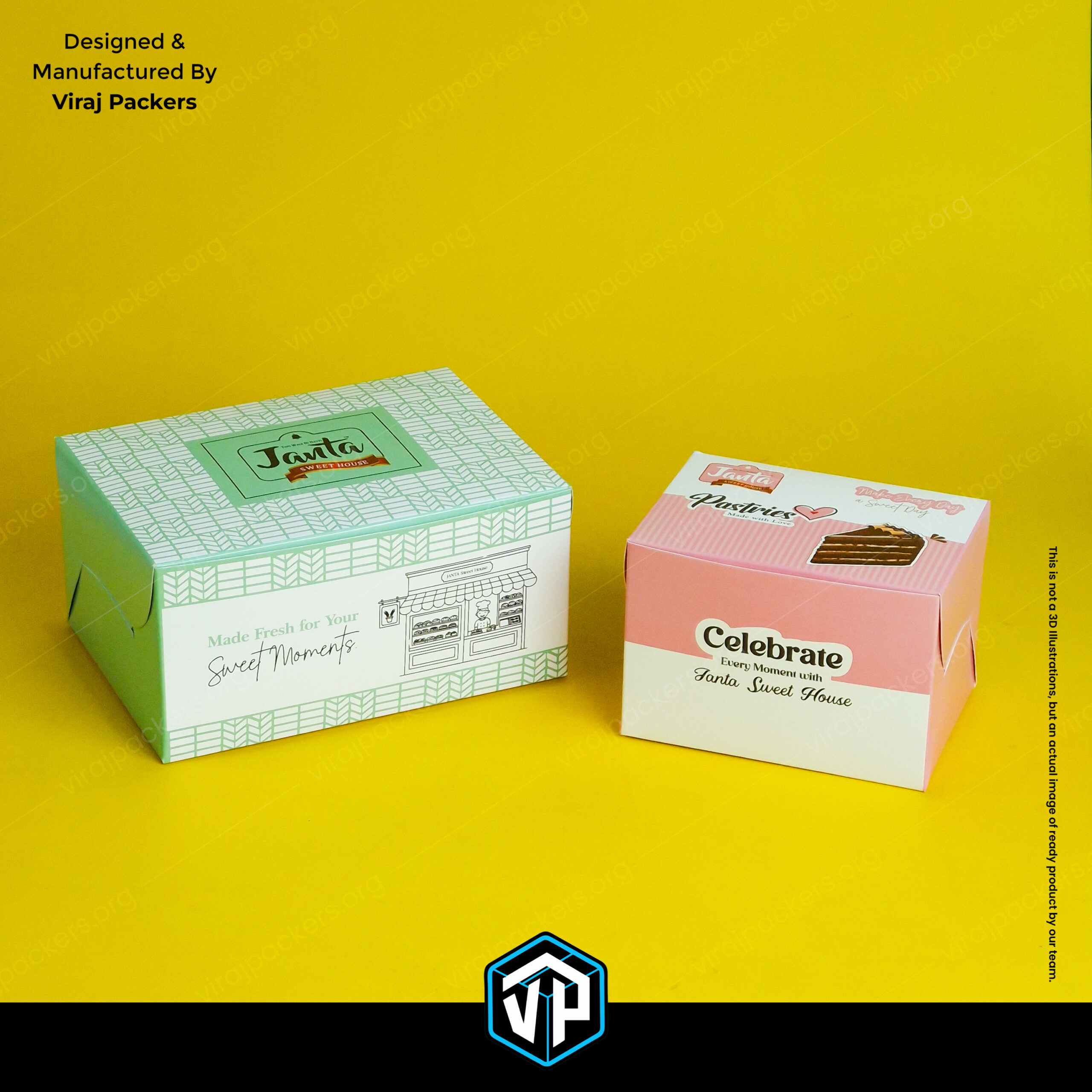 Custom Printed Pastry Packaging Box