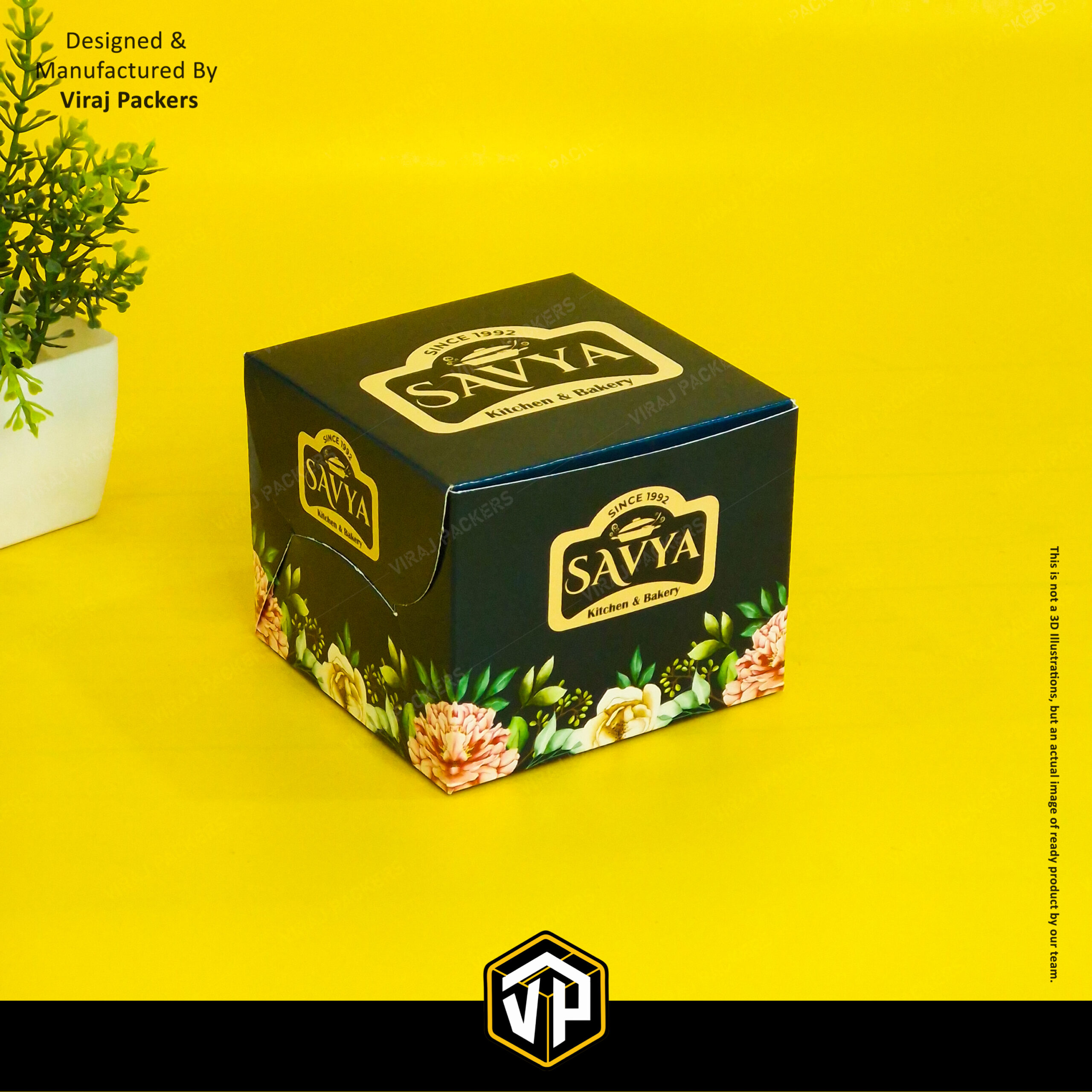 Custom Printed Single Pastry Box