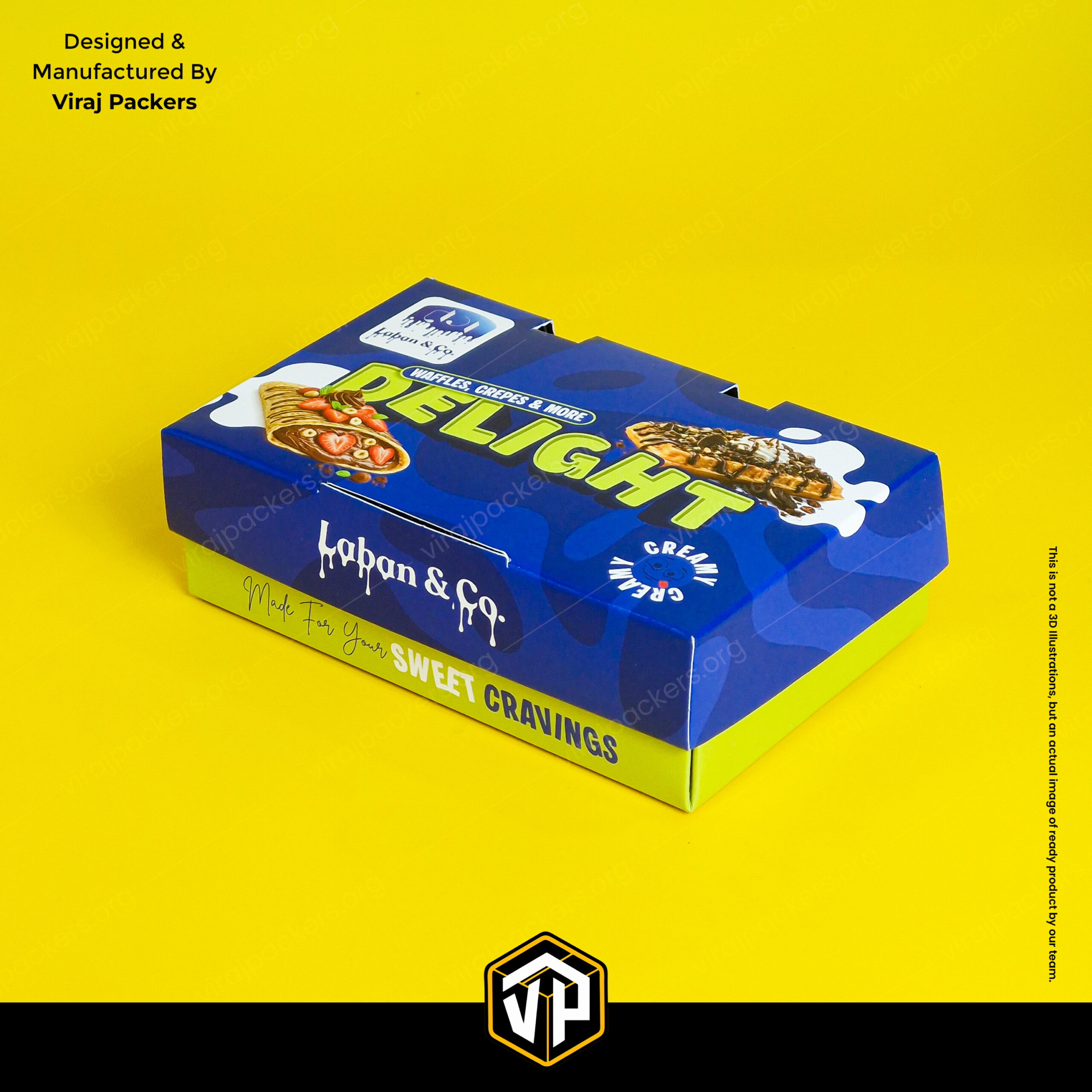 dubai dessert packaging box custom design