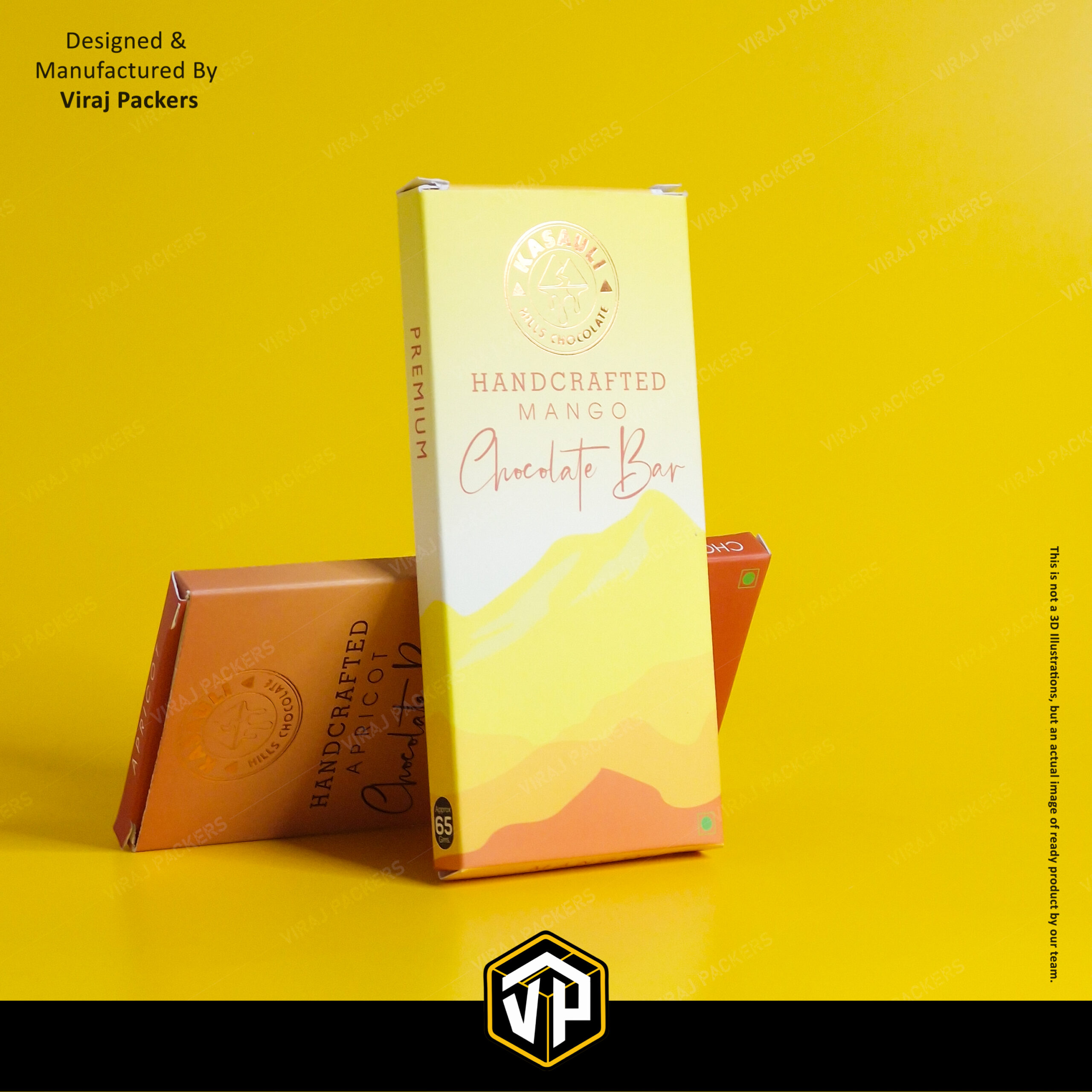 luxury chocolate bar packaging box