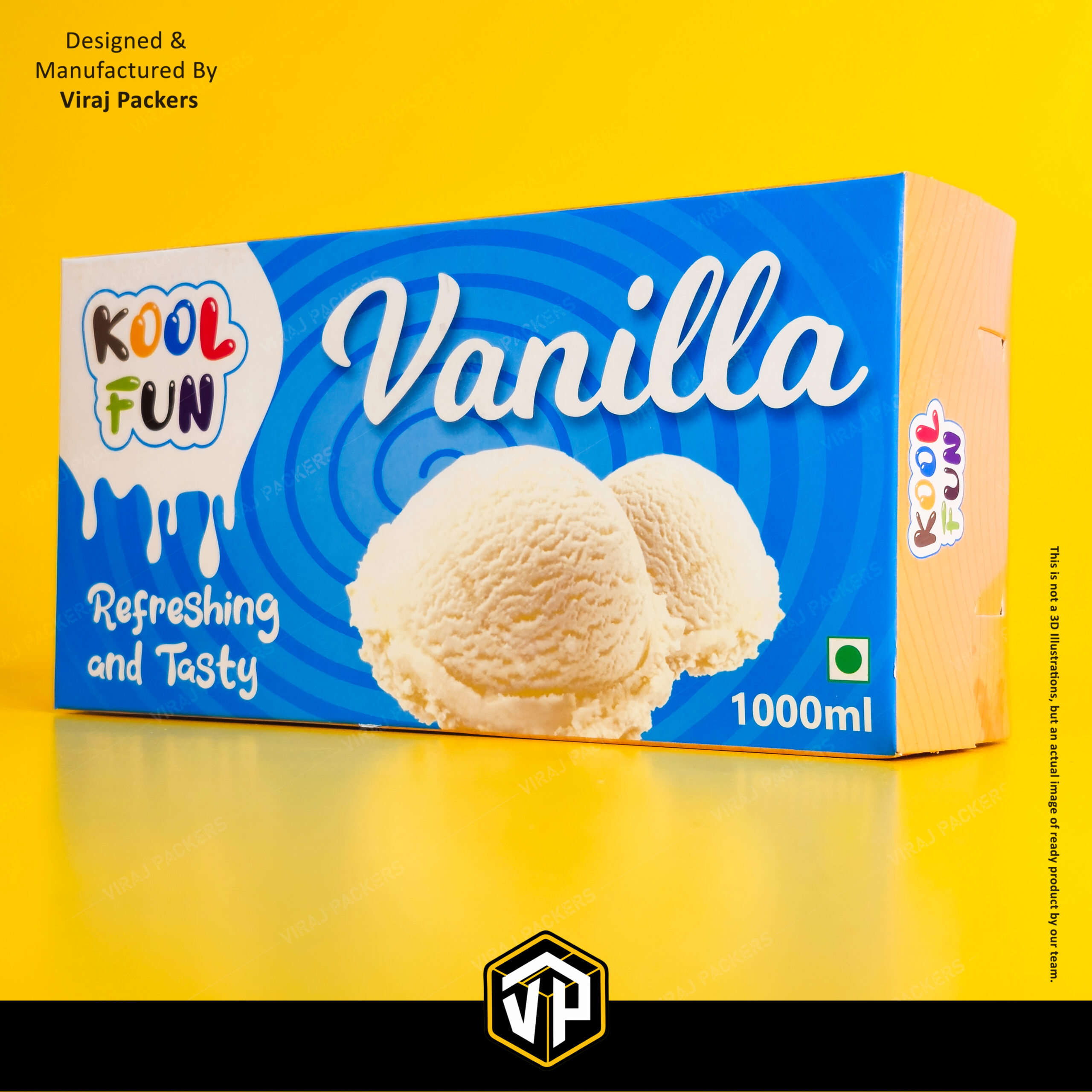 Premium Ice Cream Box Packaging