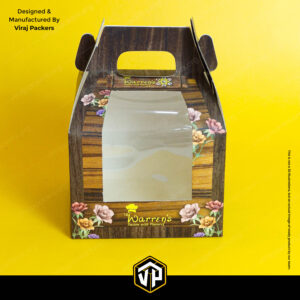 Unique Cake Packaging Box with Window