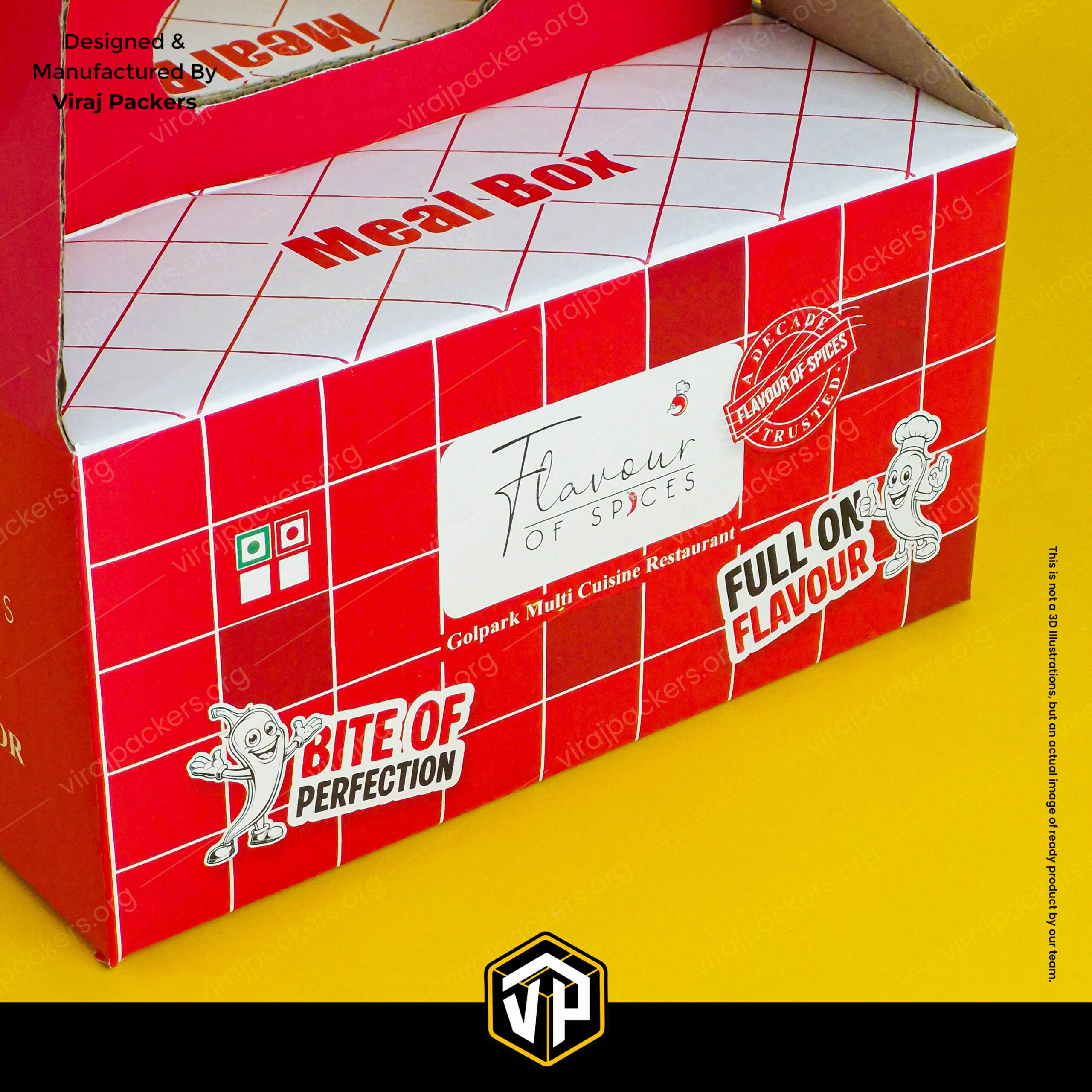 Corrugated Combo Meal Box Manufacturer
