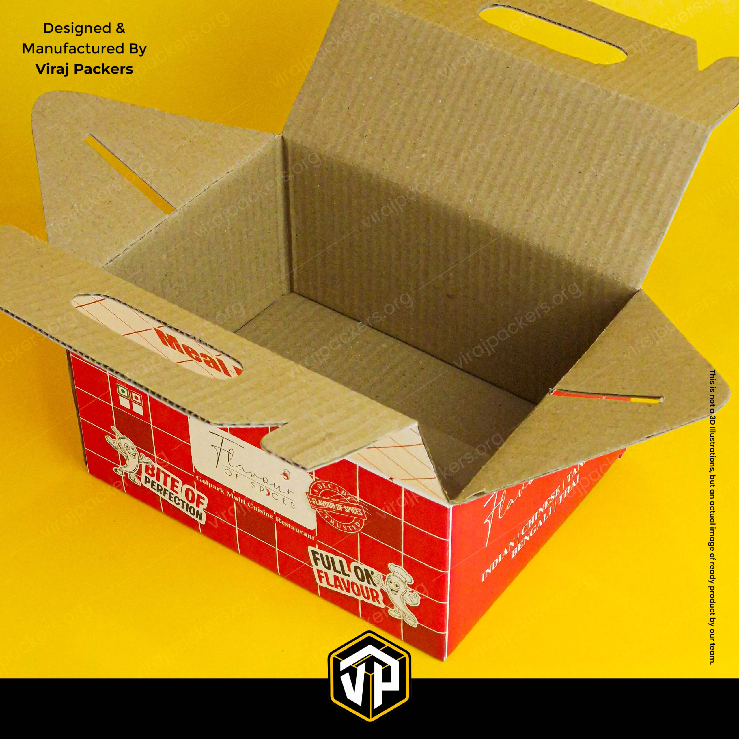 Restaurant Combo Meal Box Packaging