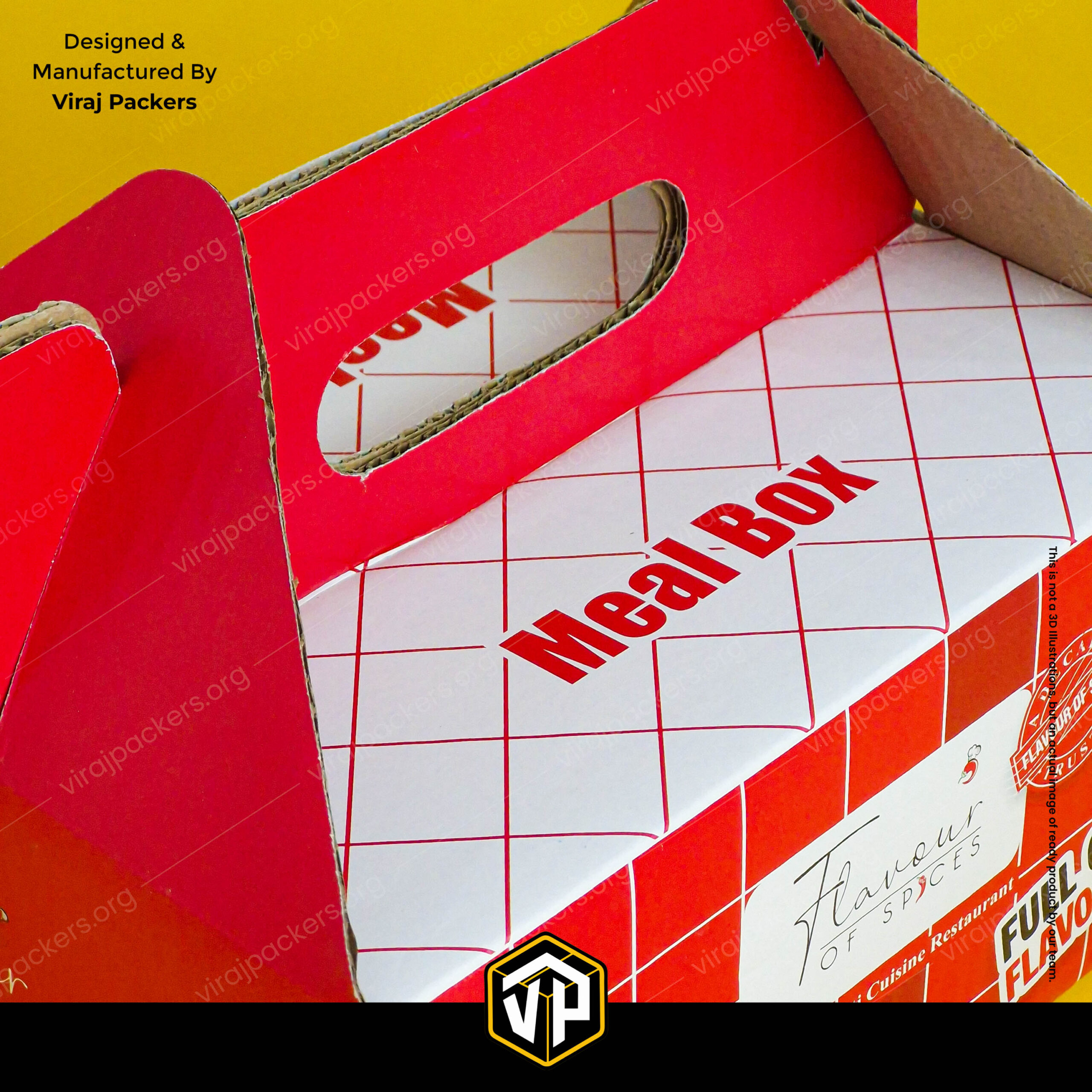Takeaway Corrugated meal bo