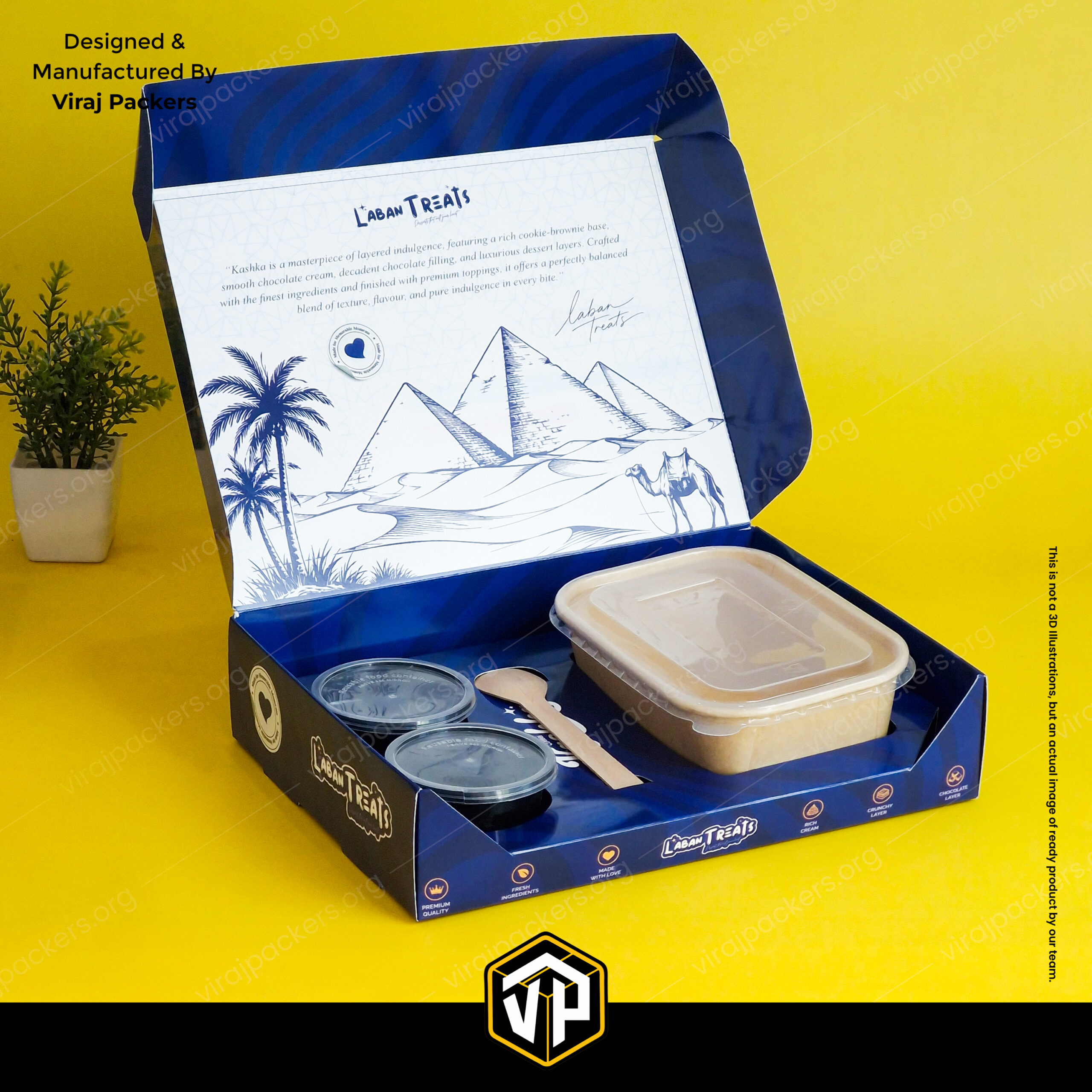 Kashkha Dessert Box - Premium Custom Packaging