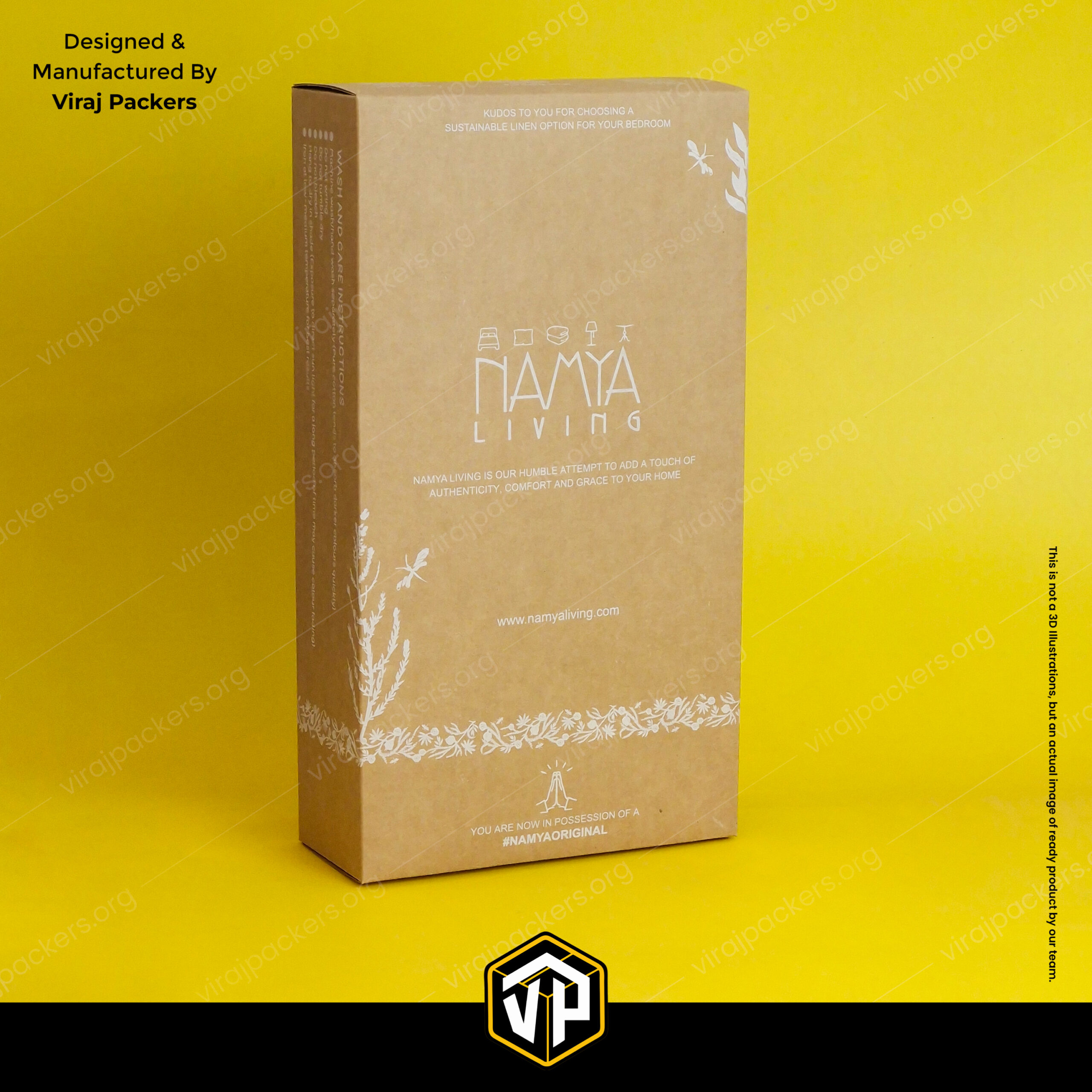 Custom Bedsheet Packaging Box | Kraft Paper Box - Image 12