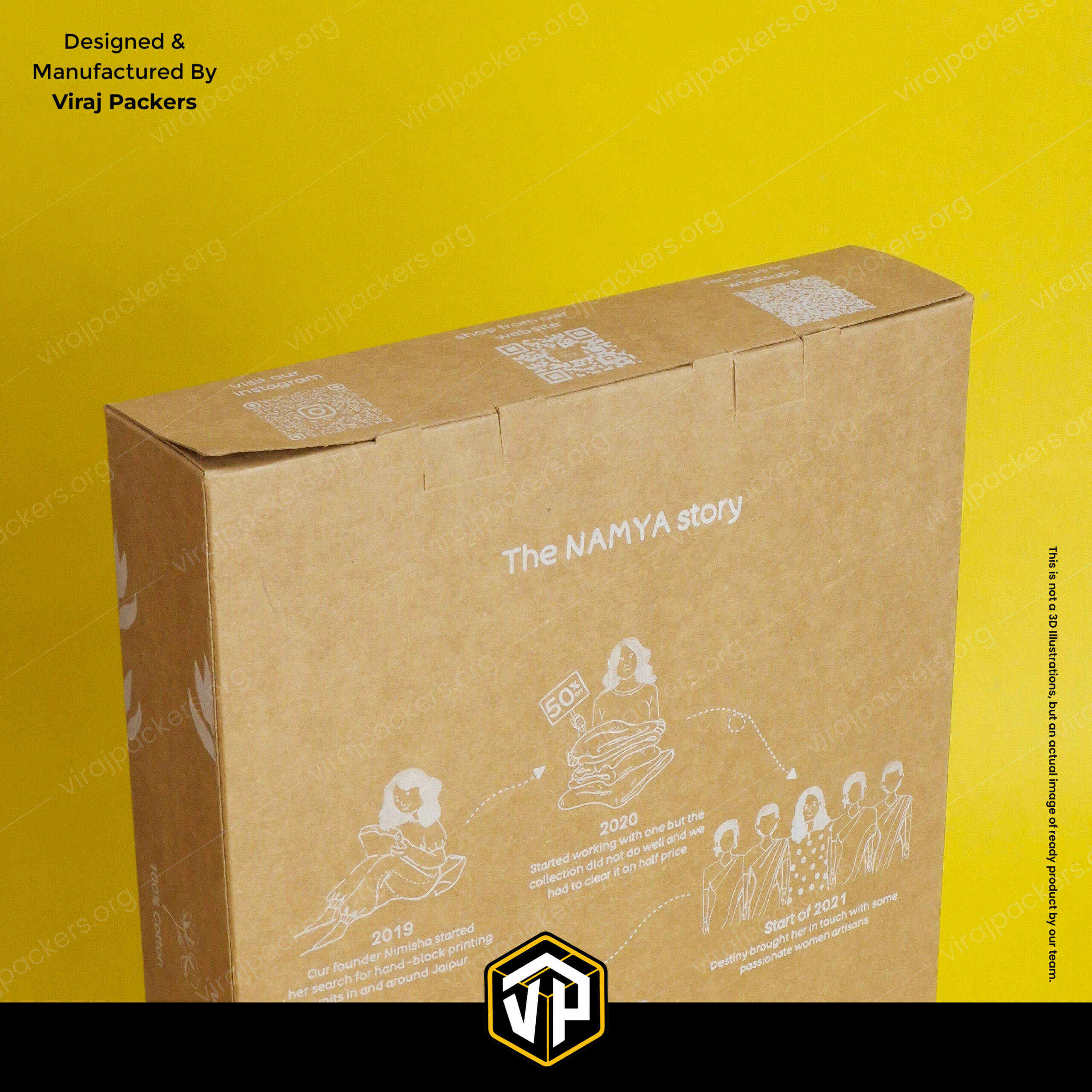 Custom Bedsheet Packaging Box | Kraft Paper Box - Image 10