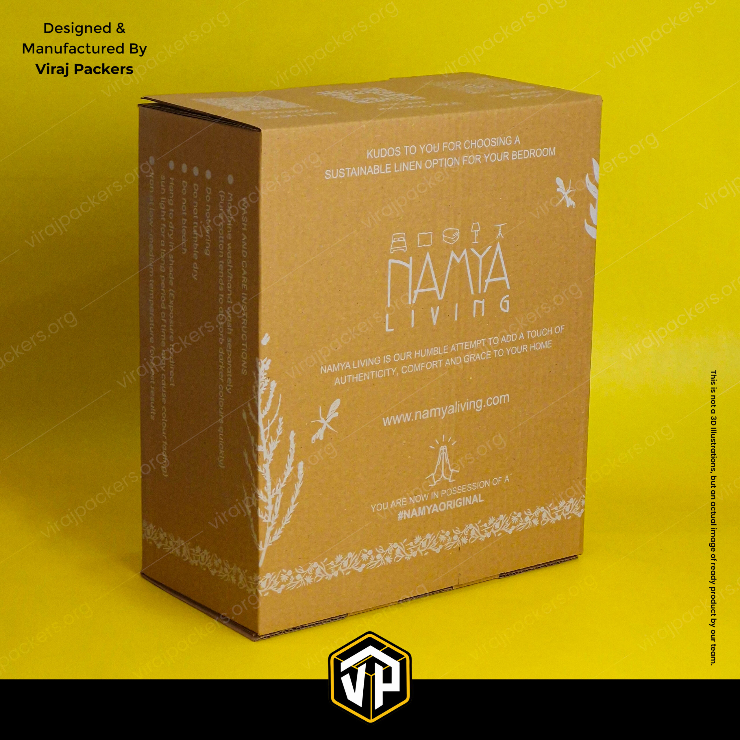 Corrugated Bedsheet Packaging Box | Sturdy Box