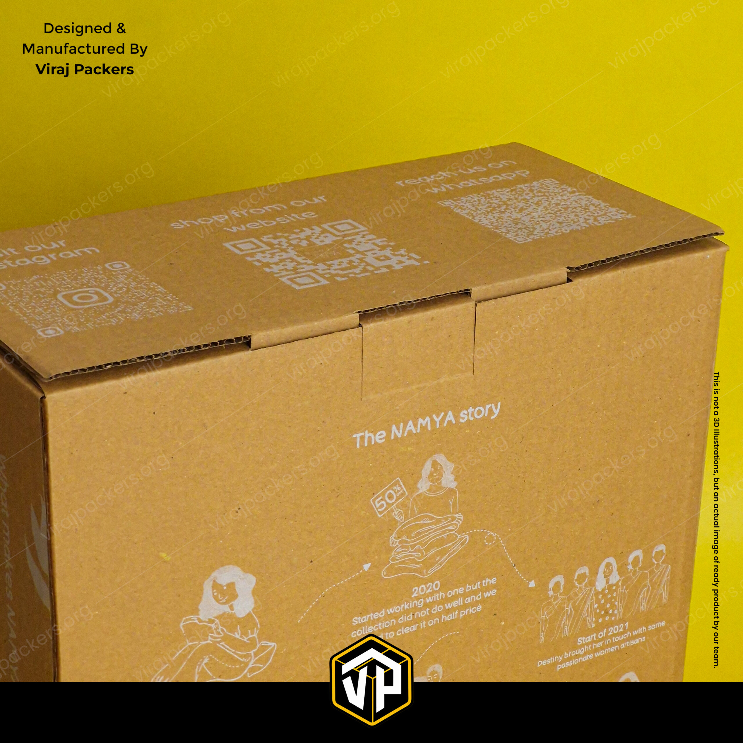 Corrugated Bedsheet Packaging Box | Sturdy Box - Image 6