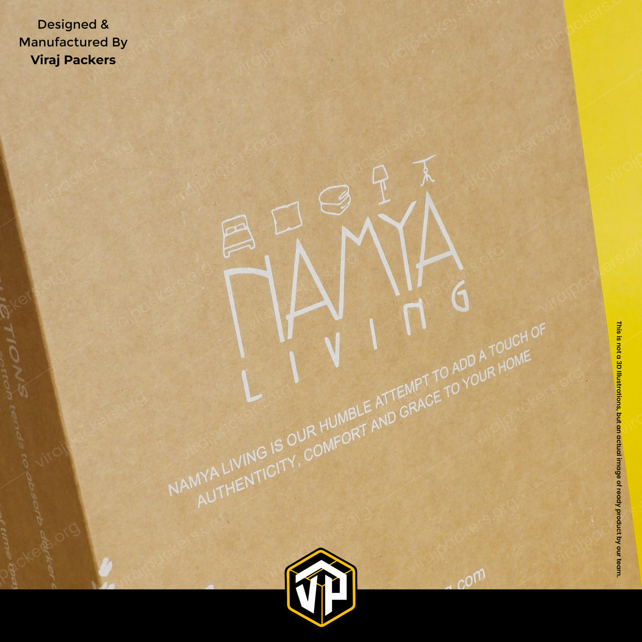 Custom Bedsheet Packaging Box | Kraft Paper Box - Image 6