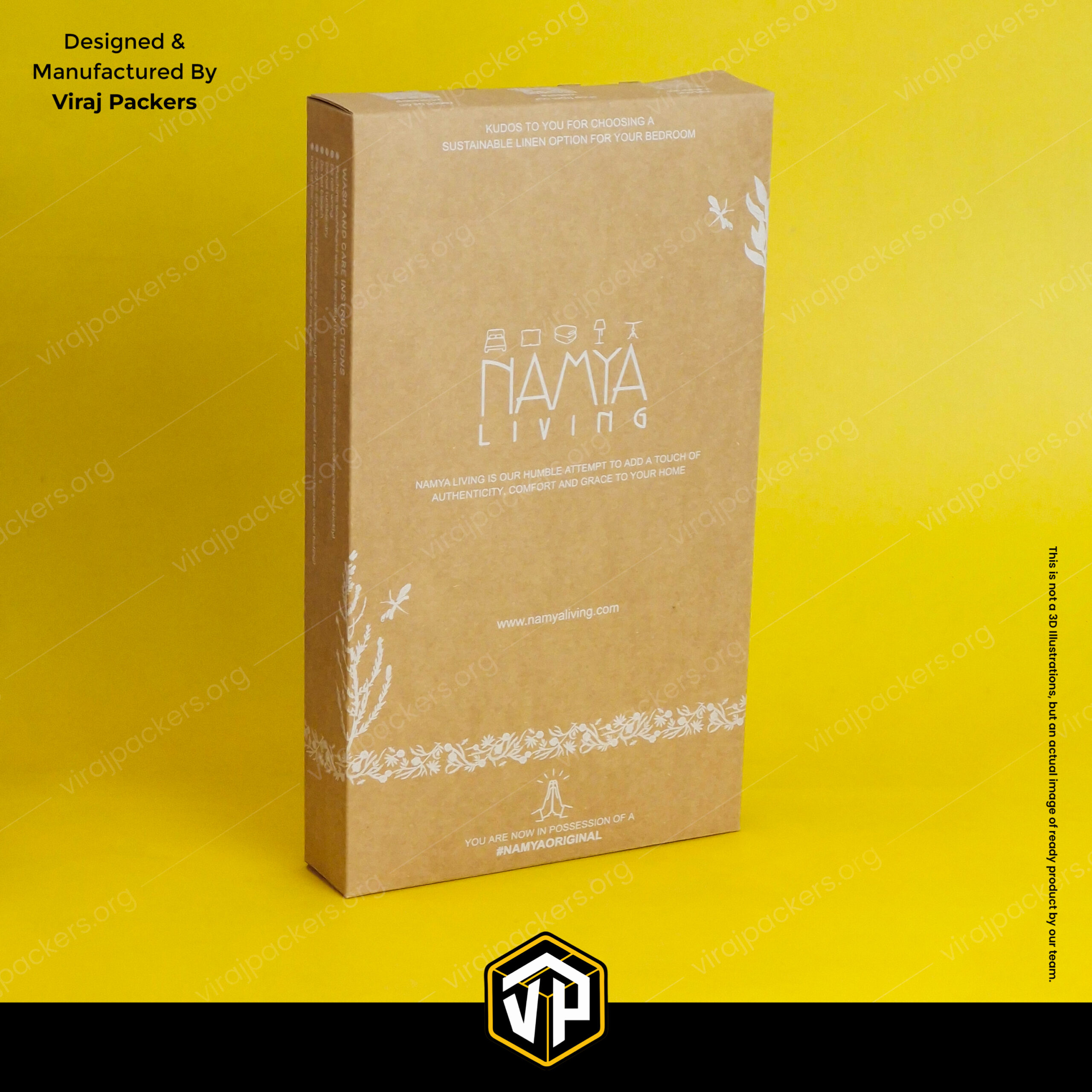 Custom Bedsheet Packaging Box | Kraft Paper Box - Image 7