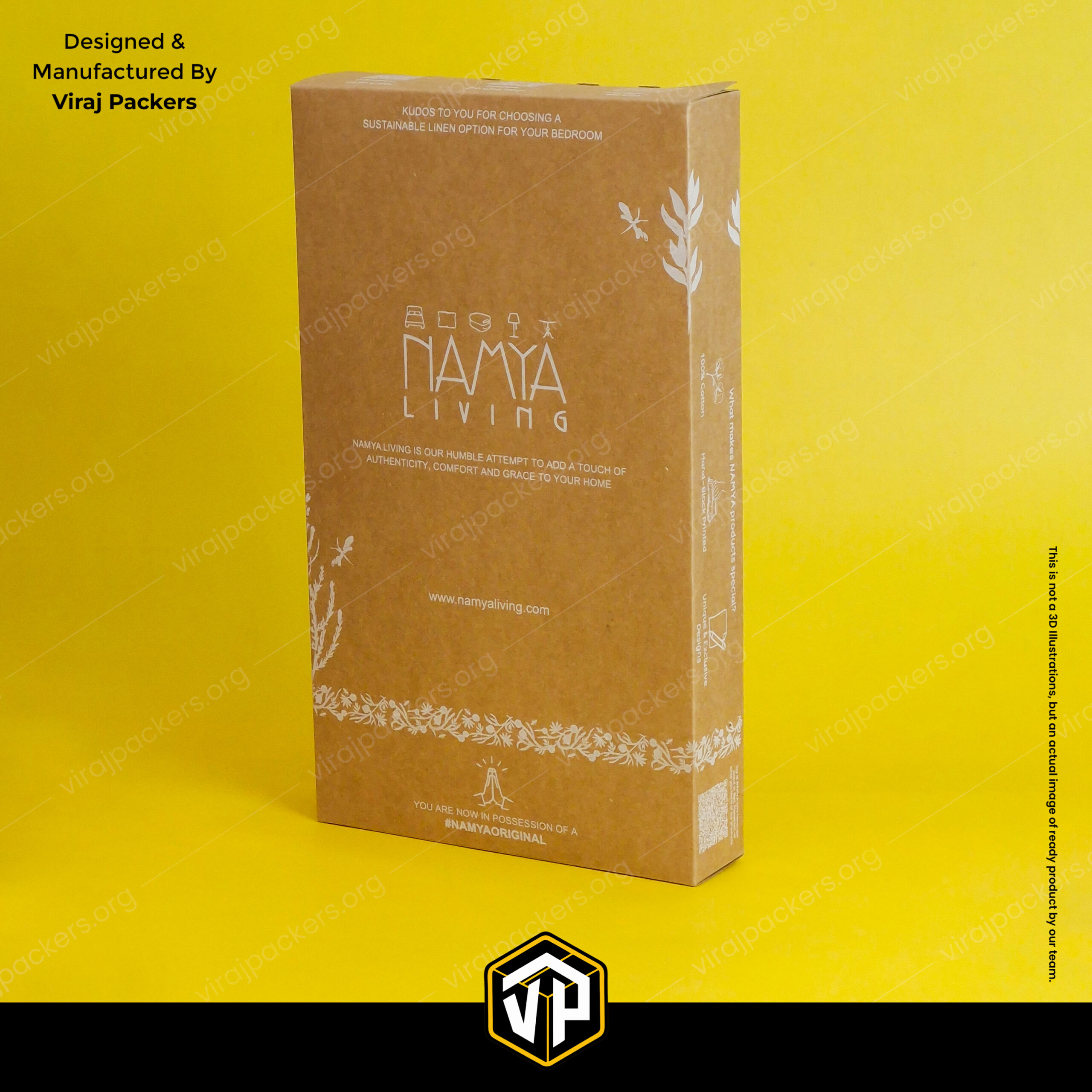 Custom Bedsheet Packaging Box | Kraft Paper Box - Image 8