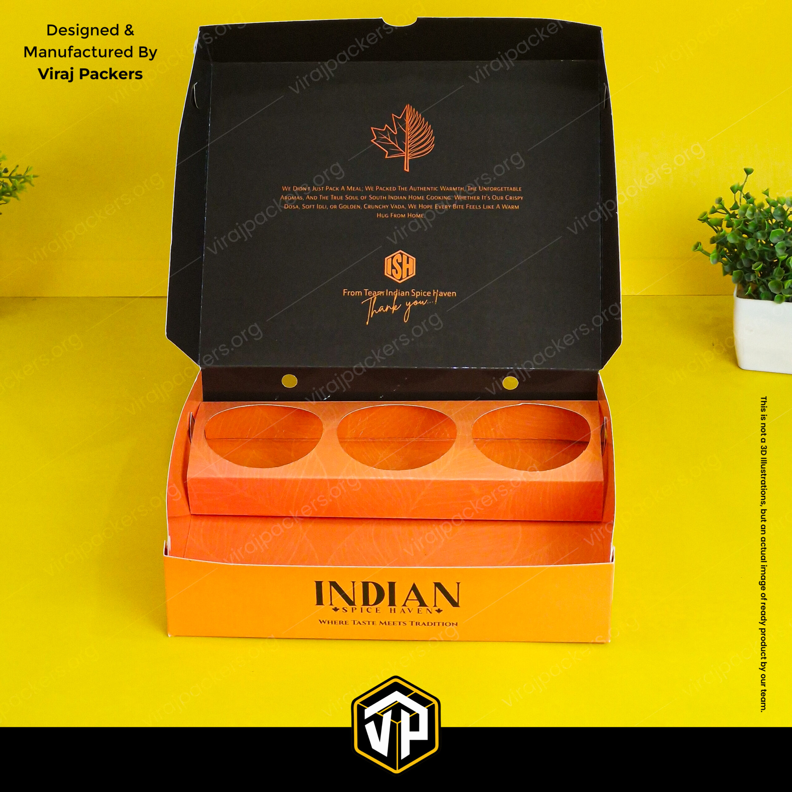 Food Grade Dosa Packaging Box