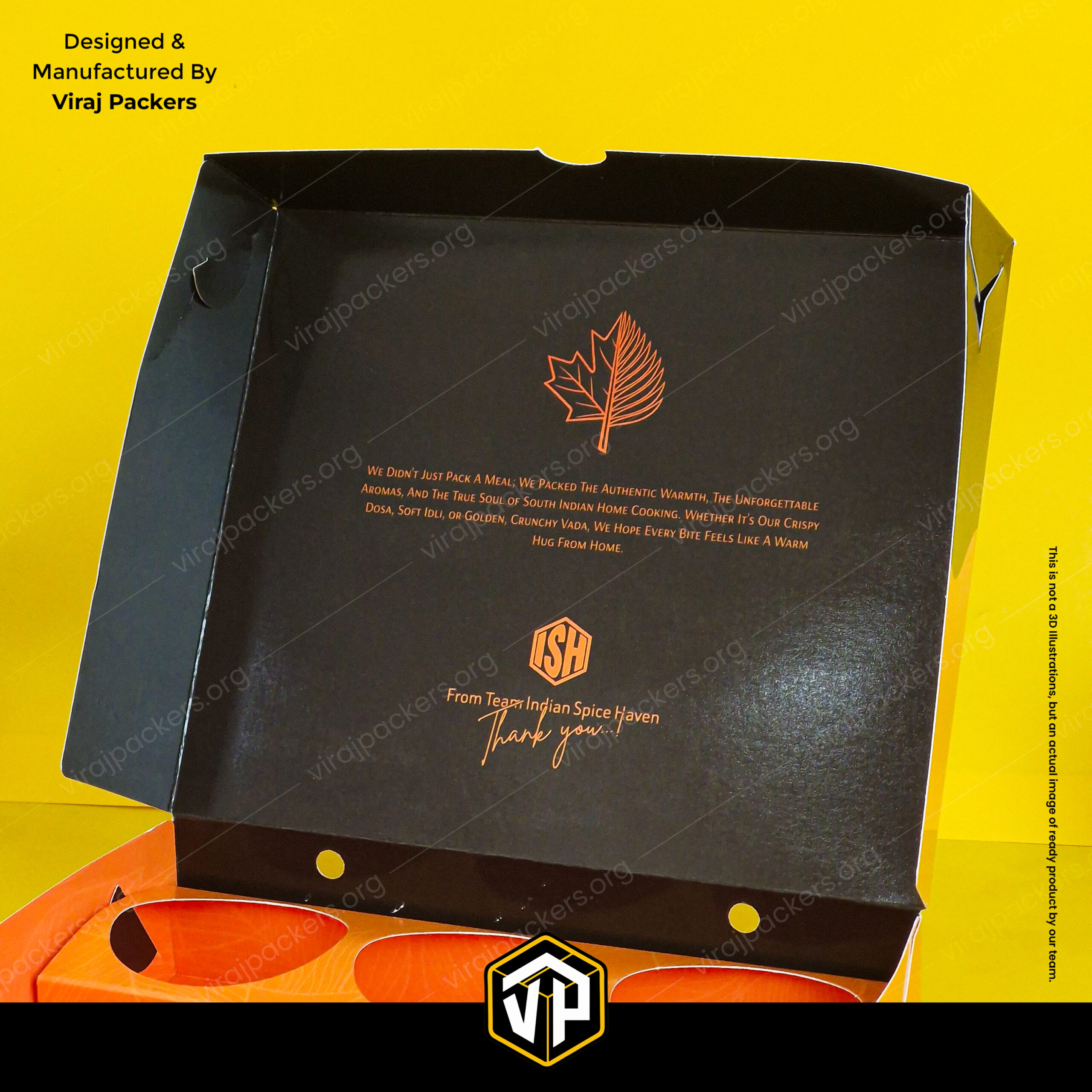 Inside Outside Printed Dosa Box