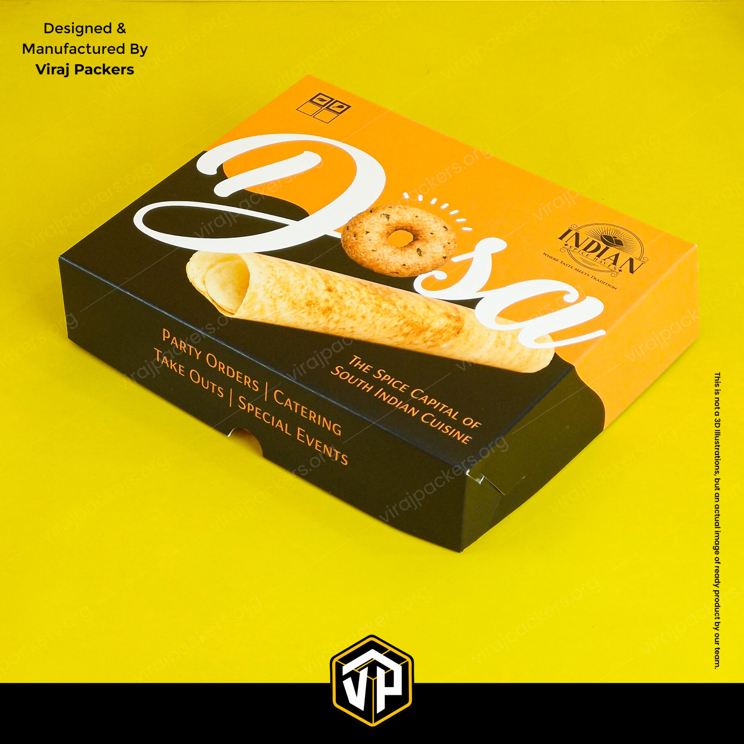 Luxury Dosa Packaging Box