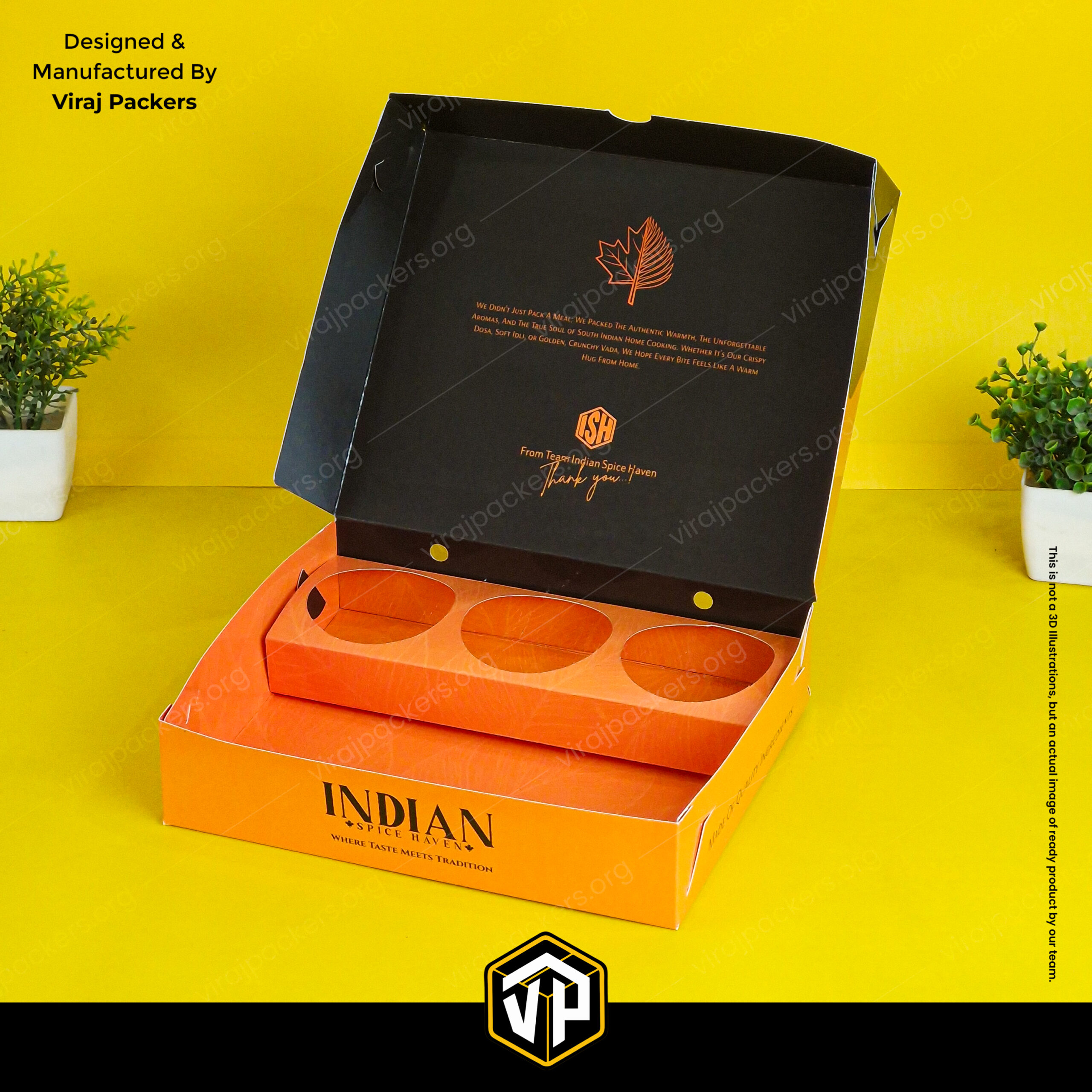 Restaurant Dosa Packaging Box