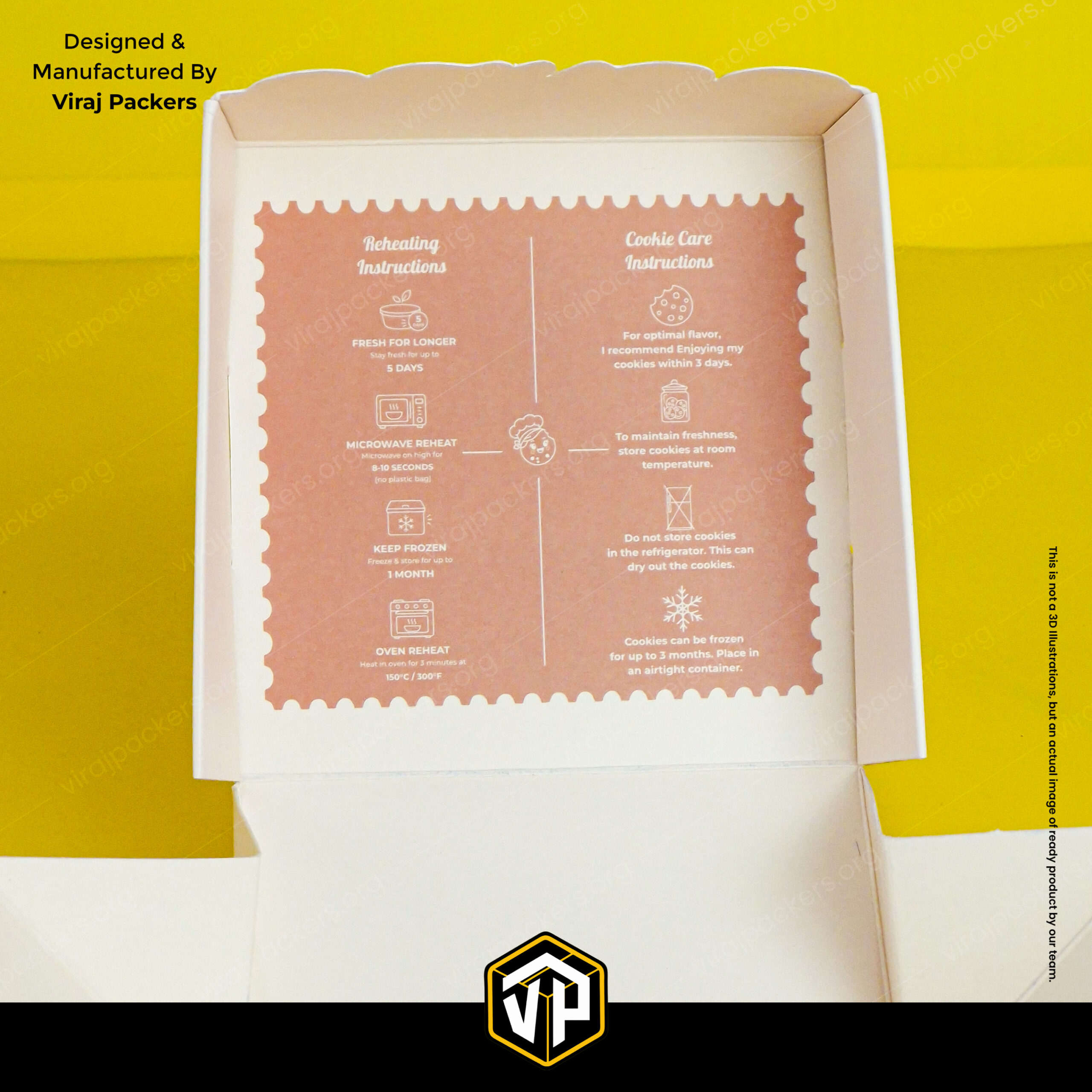 Custom Printed Chunky Cookie Box with Logo Cutout - Image 4