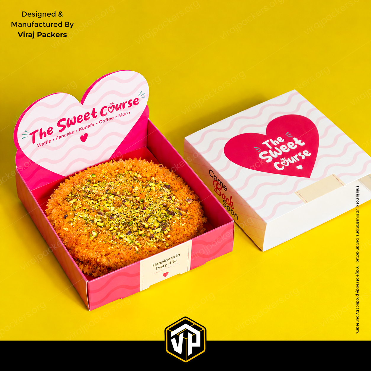 Sliding Kunafa Packaging Box