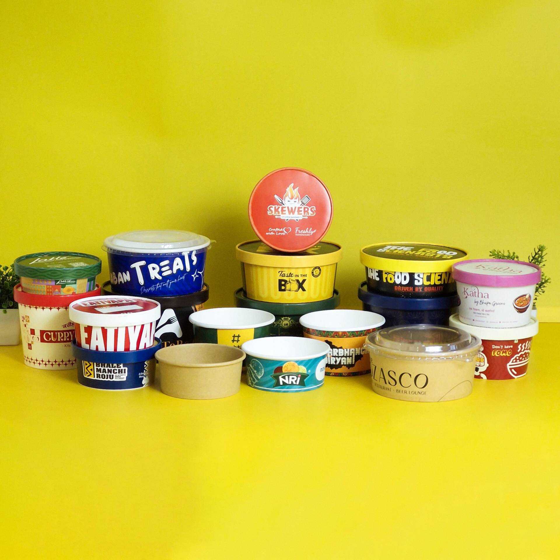 Round Paper Containers